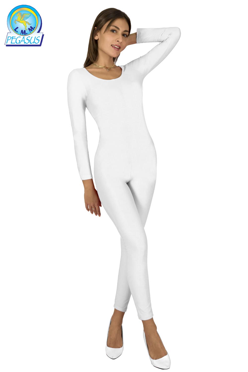 TUTA LYCRA BIANCA DANZA DONNA